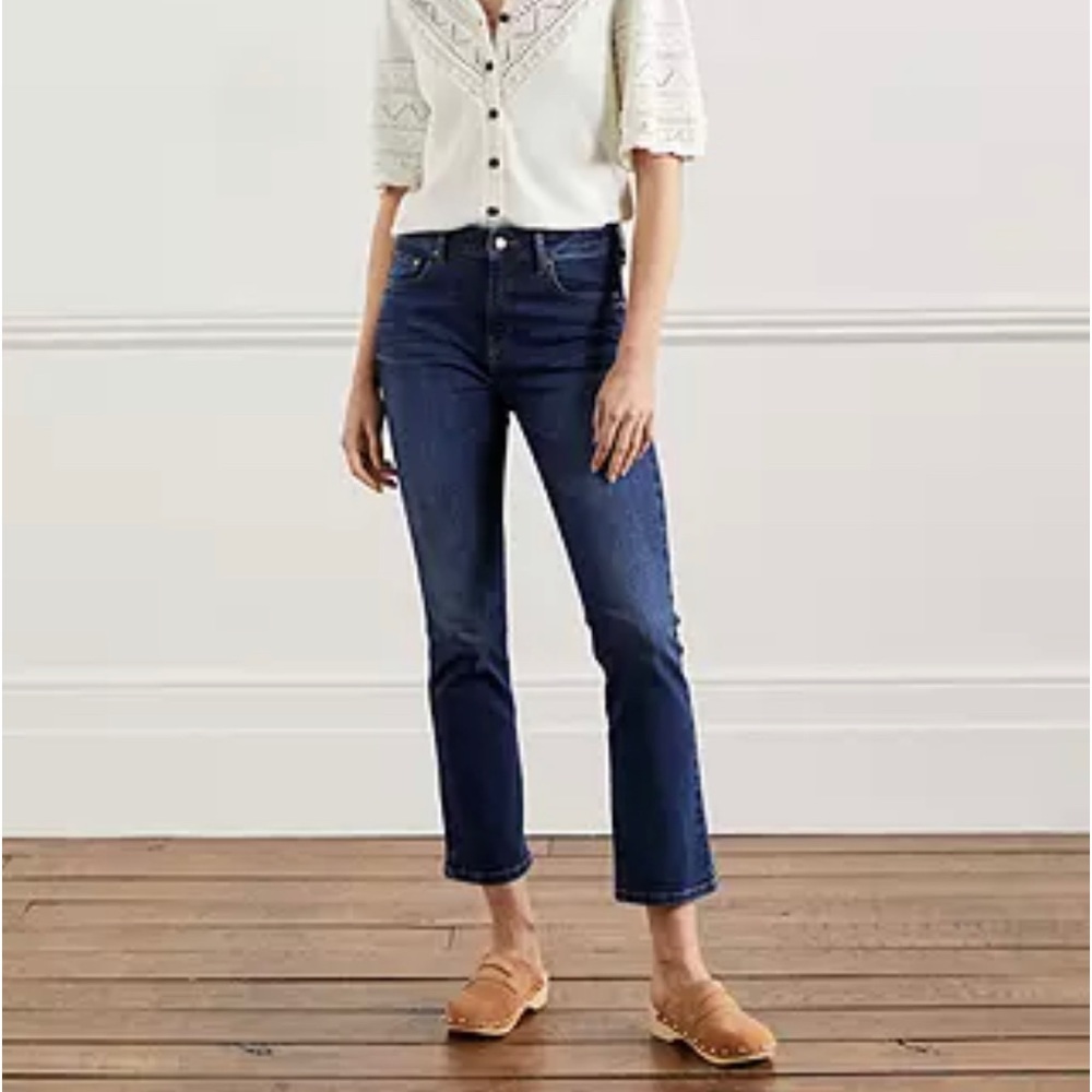 Crop flare high rise Gap jeans!
